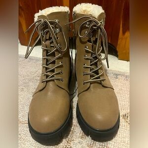 MIA girl taupe boots 5.5